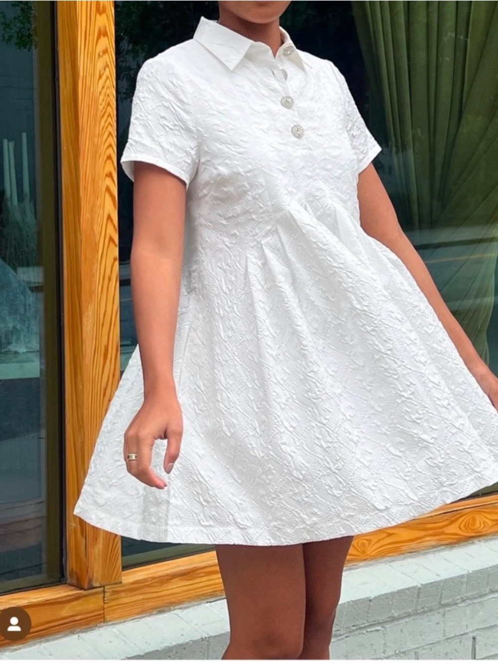 Hill House Rosalind Dress in Winter White. Size XS